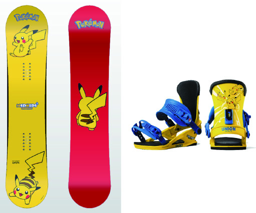 川場スキー場オフィシャルECサイト「THE ORIGINALS WEB」にてPOKEMONデザインスノーボードギア販売スタート！